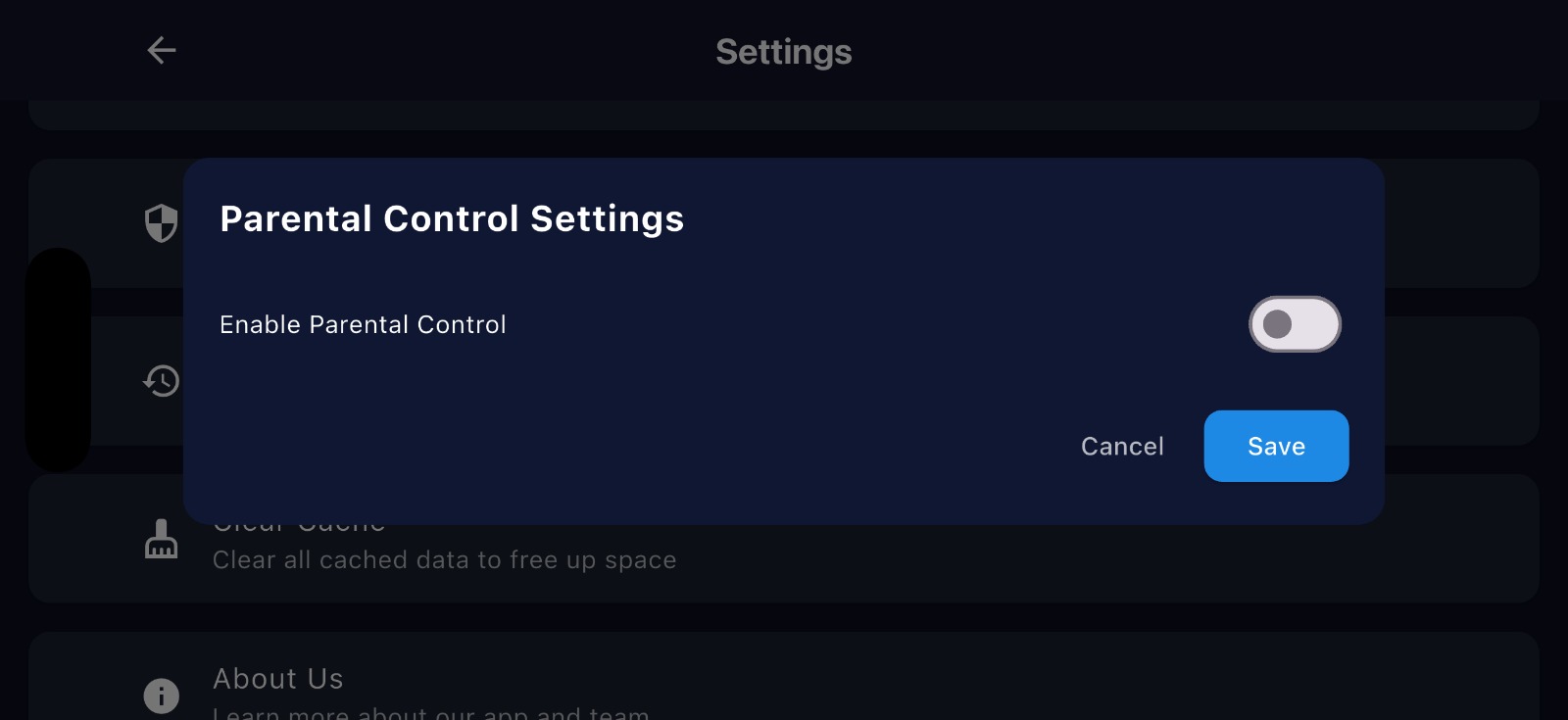 King Stream Player Parental Control - Best IPTV Player for Windows and iOS